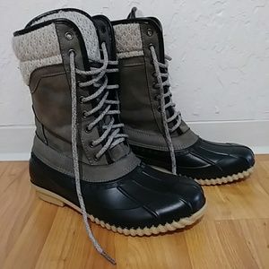 Rue21 Duck Boots with Wool Trim